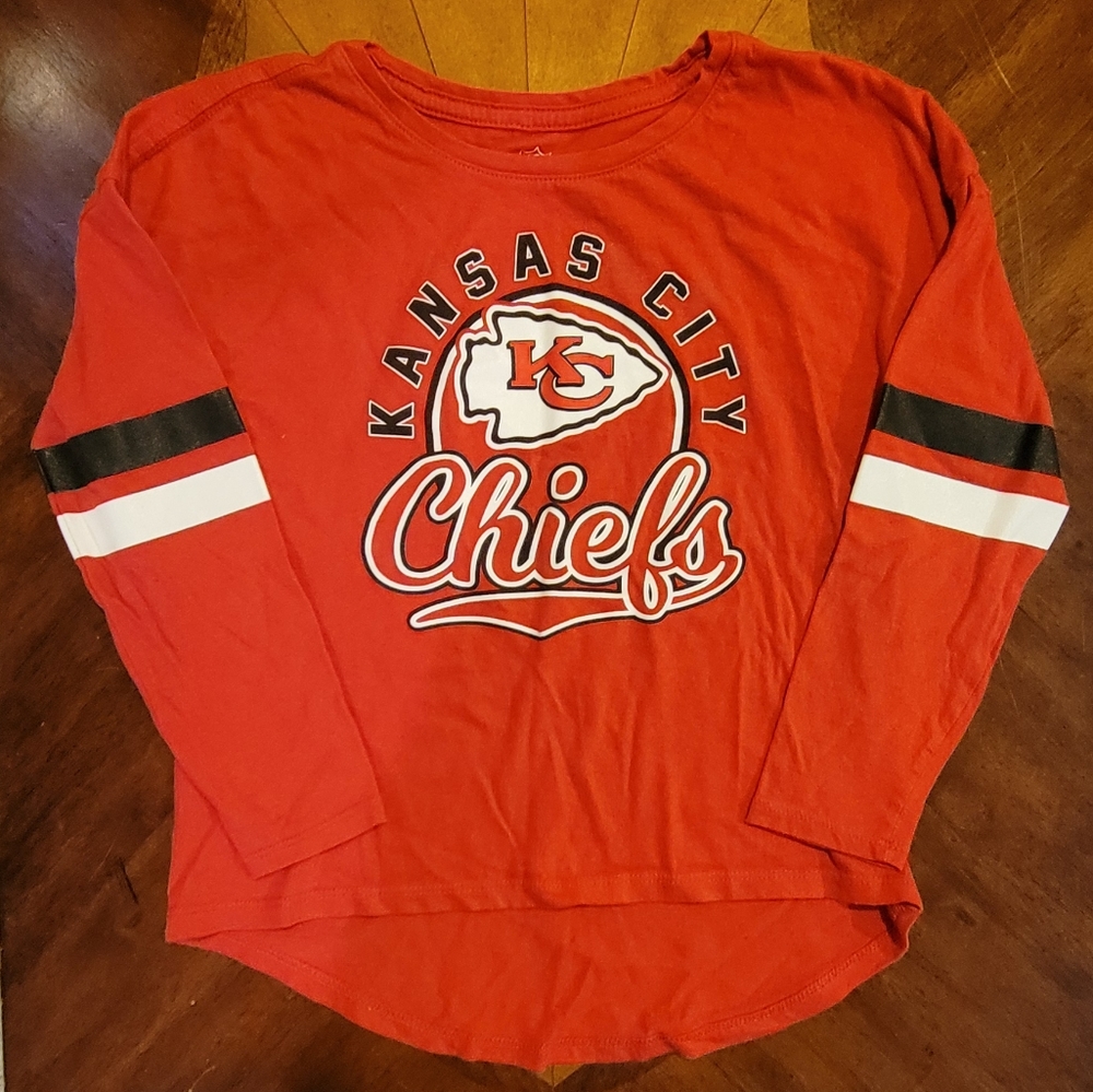 Team Apparel Kansas City Chiefs Red Long Sleeve Tee